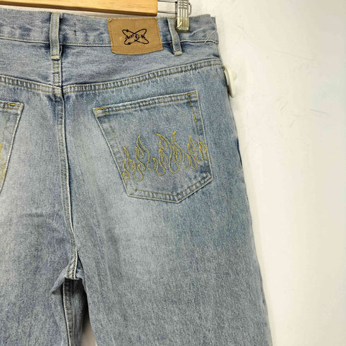 アフューグッドキッズ A FEW GOOD KIDS 刺繍 デニムパンツ メンズ  L